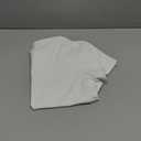 YEOREO Women Fitted Workout Tops Short Sleeve Double Lined Basic Y2K Going Out Crew Neck Compression Crop Top (Medium, White)