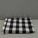 joybest Buffalo Plaid Checkered Tablecloth - Wrinkle Resistant Waterproof Table Cloth Washable Polyester Fabric Table Cover for Outdoor Picnic, Dinner and Party, 58x57