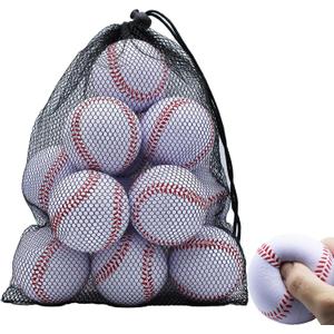 Magicorange Baseball, Foam Baseball Practice Training Baseballs Unmarked Baseball Soft Toss, Batting, Fielding, Hitting, Pitching