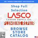 LASCO 03-1243 3-1/4-Inch with 2 Screws Shower Drain Grate, Chrome Plated