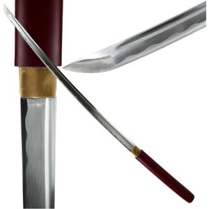 MAKOTO Handmade Sharp Samurai Shirasaya Sword Wooden Scabbard Saya