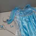 Princess Dress for Girls Princess Costume Halloween Cosplay Princess Dress Up Luxury Birthday Outfit for Toddler Kids (6-7 Years)