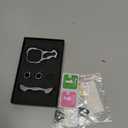 Phone Case Compatible with iPhone 15 Pro Max Compatible with Lens Camera Protection, Frameless Minimalist Design, Extremely Highlighting Personality (Aluminum black)