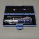 DEF Refractometer 0-40% AdBlue Diesel Exhaust Fluid Urea Concentration Refractometer Hand Held Refractometer with ATC for Automotive Diesel, Made of Copper Not Cheap Aluminum (Model AMR001)