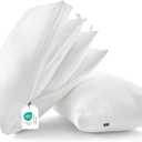 Bedsure Adjustable Layer Bed Pillows for Sleeping - Luxury, Fluffy Queen Pillows Set of 2, Assemblable Firmness & Height with 100% Cotton Cover, Machine Washable for Back, Stomach or Side Sleepers