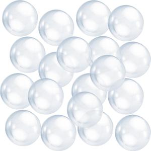 Zhanmai 6 Pieces Inflatable Clear Beach Ball 16 Inch Clear Pool Floating Ball Balloons for Under The Sea Party Decoration DIY Bubble Summer Beach Swimming Pool Hawaii Luau Party Favor