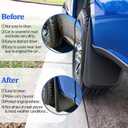 Front Rear Mud Flaps Splash Guards for Ford F-250 F-350/2017-2026 Mudflaps Mud Guard for Trucks 4PCS Set Black (w/o OEM Fender Flares) No Need to Drill Holes,Easy Install