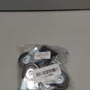 Murtenze 2 Inch Rubber Caster Wheels, Heavy Duty Fixed Casters Black Caster Wheels with Rigid Fixed Non-Swivel Top Plate for Furniture(Pack of 4)