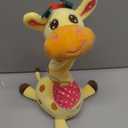 LLUKEME Dancing Giraffe Toy Stuffed Animal Baby Toys Singing Song Toddlers Toy Repeats What You Say Glowing Musical Toy for Baby Birthday Gift Groovy Giraffe Toy