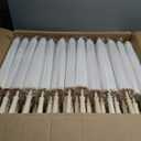 MBJZSL White Paper Umbrellas, 23.6 Inch Paper Parasol Umbrellas Chinese Japanese Style DIY Umbrellas Decorative Vintage Decor for Wedding Props 120pc
