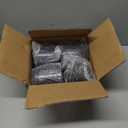 4 Push Through Black Wheel Center Caps for Trailer Wheel Rims 3.25" Center Bore