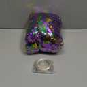 Dingion 39.4 Feet Mardi Gras Tinsel Garland with 120 LED Lights Mardi Gras Decorations for Tree Shiny Metallic Carnival Garland Ornament for Carnival Party Indoor Outdoor Decorations