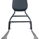 YHMOTO Passenger Backrest Sissy Bar with Luggage Rack for Kawasaki Vulcan 900 VN900 Classic Custom 1996-2023 (New Style-Black)