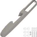 926-740 Front Left Driver Side Armrest,Door Panel Handle Compatible with 2010-2014 Chevrolet Suburban Silverado Tahoe Avalanche,GMC Yukon Sierra,Door Release Handle Above Armrest-27In Gary,GM#84127280 (Gray)