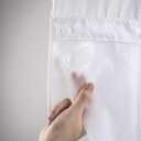 River Dream Plastic(PEVA) Snap in Shower Curtain Liner Replacement with Magnets Removable Liner (1, Plastic)