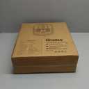 HOSPAN Collapsible Foot Spa with Heat, Bubble, Red Light, and Temperature Control, Foot Bath Massager with 8 Shiatsu Massage Rollers, Pedicure Foot Spa for Relaxation and Stress Relief, Black