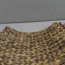 CENBOSS Rattan Christmas Tree Collar, Wicker Tree Skirt & Stand Base Cover (Black Wash, 24 inch)