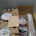 TALOYA 52 inch Ceiling Fans with Lights Remote Control, Modern Low Profile Ceiling Fan with Quiet Reversible DC Motor for Bedroom Living Room and Patio White