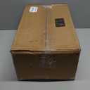 200 PCS White and Gold Plastic Plates for 100 Guests, Gold Disposable Plates Include 100 PCS Dinner Plates, 100 PCS Dessert Plates for Party, Wedding and Graduation