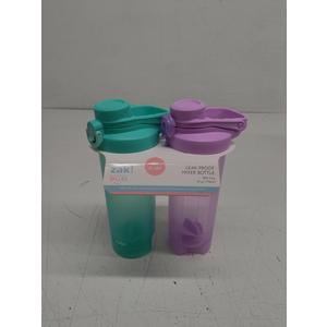 ZAK Shaker Bottle 2Pc 27oz Teal