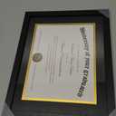 11 x 14 Frame Display Pictures 8x10 with Mat or 11x14 Without Mat, Stable and Sturdy Black Frame and Polished Plexiglass, Horizontal and Vertical Format of The Walls