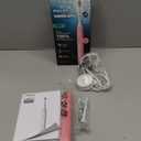 Philips Sonicare 4100 Series Electric Toothbrush - Sonic Toothbrush with Advanced Sonic Technology, Pressure Sensor, Two Intensity Settings, Smartimer & Quadpacer, Deep Pink, Model HX3681/26