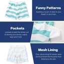 JOYSON Mens Swim Trunks Quick Dry 5 Inch Swim Shorts Bathing Suits with Mesh Lining Pockets (White, L)