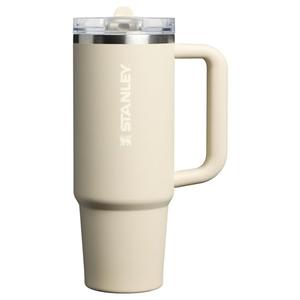 STANLEY Quencher ProTour Flip Straw Tumbler with Leakproof Lid 30 oz | Built-In Straw & Handle | Cupholder Compatible for Travel | Insulated Stainless Steel Cup | BPA-Free | Exclusive Toasted Almond
