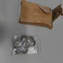 PATIKIL 10mm(2/5 inch) Solid Brass Hole Eyelets, 4 Pcs Arc Surface Self Backing Grommets with Washer for Shoes Clothes Crafts Bag Leather Craft, Bronze