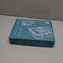 Dishwasher Safe Snackle Box Container 8 Compartments - Divided Serving Tray with Lid and Handle - Portable Snack Box BPA Free - Premium PCTG Plastic Snack Tray