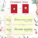 5 x Christmas Cards with Envelopes - White Elephant Gifts for Adults - Stocking Stuffers for Women Men Teens | Christmas Gifts for Husband Boyfriend - Funny Xmas Party Favors Decorations