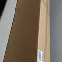 Outvita Window Awnings for Doors Canopy 40''x40'', Polycarbonate Cover Front Door Outdoor Patio Awning Canopy UV Rain Snow Sunlight Protection Hollow Sheet, Brown Board & Black Bracket, AL-YP-0338