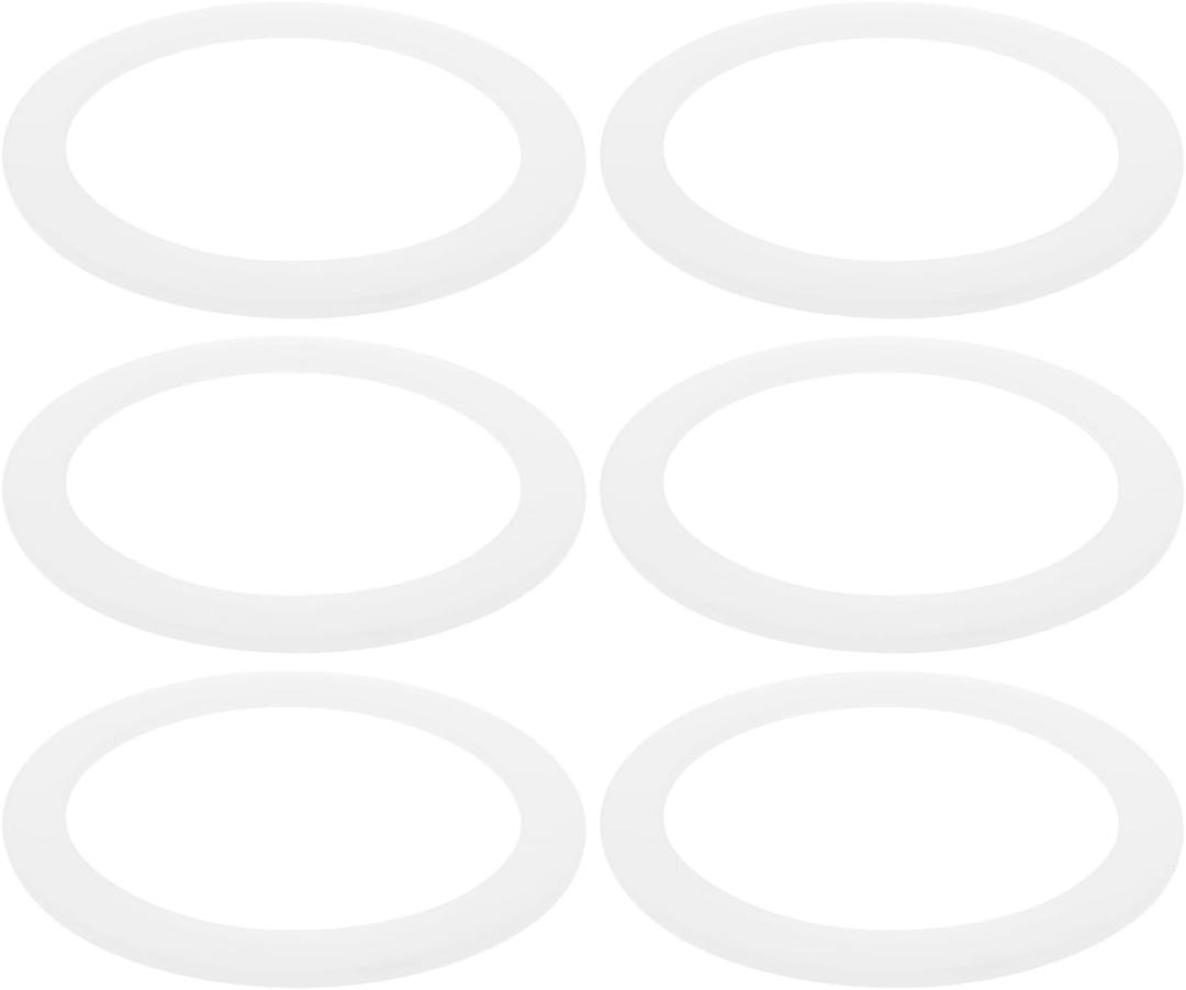 6pcs Stovetop Espresso Coffee Makers Silicone Gasket Compatible with Bialetti Compatible with Imusa Compatible with BC 9 Cups