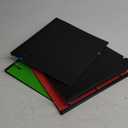 INFUN 1 INCH Telescoping 3 Ring Binder - 4PCS, Portable Plastic Binder with Telescoping Spine 3 Ring Binders with Foldable Front Cover Holds 8.5" x 11" Paper for School,Office and Homes (Red+pink+ Blue+green)