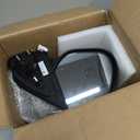 Left Driver Side Mirror Compatible with 2011-2022 Mitsubishi Outlander Sport 2010-2013 Outlander Door Mirrors Replacement Power Heated Manual Folding Silver Gray Paintable 5 Pins