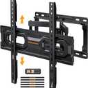 Perlegear Full Motion TV Wall Mount for 26-65 inch TVs, TV Bracket Supports Swivel Articulating Level Extension Tilt Arms, Max VESA 400x400mm up to 99lbs, 16" Wood Studs, PGMFK4