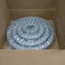 Modern LED Chandeliers 17.7" K9 Crystal Chandelier 4 Round Stainless Steel Ceiling Light Fixture for Dining Room Bedrooms Living Room (Dimmable 3500K-6000K)