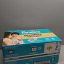 Pampers Swaddlers Diapers, Size 4 (15-34 lbs), 120 Count, Absorbent, Keeps Baby Dry and Comfortable, Skin Safe Disposable Baby Diaper 