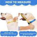 Soft Dog Cone Collar for Dogs After Surgery, Transparent Cone for Dogs to Stop Licking, Breathable Dog Neck Cone for Small Medium Large Dog, Adjustable Elizabethan Pet Recovery Collar (Blue, Size 5)