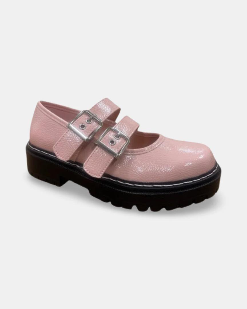 Soda Midi Platform Loafer, Pink, Size: 7.5