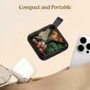 1 Pack Grey Pill Organizer with Strap, 4 Compartments, Compact Travel Pill Box Case, Portable and Moistureproof to Store Vitamins, Medication and Supplements