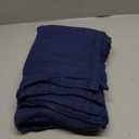 EMME Muslin Blanket 100% Cotton Throw Blankets for Couch Breathable Gauze Blanket All Season Soft and Lightweight Pre-Washed Cotton Blanket (Navy, 50"x70")
