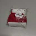 DIY Crochet Christmas Tree Kit  Handmade Holiday Decoration Set,Parent-child activities craft kit,Tree Bow Pearl Embellishment,Cross-stitch by hand,Festive decorations (Multicolour) (Red & White)