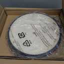 Amazon Basics Cast Iron Dutch Oven Pot with Lid, Enameled, Round, Dual Handles, Heavy-Duty, Large, 7.3-quart, Blue