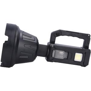 Rechargeable Spotlight LED Handheld Flashlight with 6 Lighting Modes for Adventure Travel Hiking Camping
