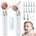 Otoscope Ear Camera with Light, 1.4 Screen 1080P HD Ear Scope, 12 Silicone Specula Tips, Photo & Video Recording, Type-C Rechargeable, Ear Cleaning Camera for Adult Kid and Pet