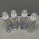 Dr. Brown's Anti-Colic Options+ Narrow Glass Baby Bottle with Level 1 Slow Flow Nipple, BPA-Free, 8 oz/250 mL, 0m+, 4-Pack