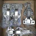 Ravinte 1 Pair 2 Packs Full Overlay Cabinet Door Hinges,105 Degree Adjustable Concealed Kitchen Cabinet Hinges Soft Close for Face Frame Cabinet