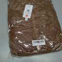 MEROKEETY Womens 2025 Puffer Vest Sleeveless Zip Up Quilted Coat Stand Collar Gilet Jacket With Pockets (Brown, L)