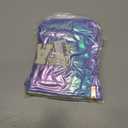 2 x Hiroyuki Iridescent Makeup Bag, 14 inches Cosmetic Bag, Large Capacity Travel Pouch (Face, blue)